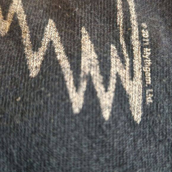 Led Zeppelin Gray Black‎ Short Sleeve Shirt Size Large - Picture 4 of 10